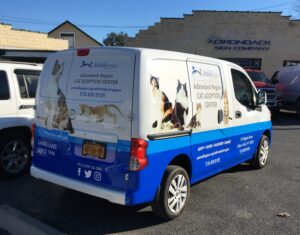 Adirondack Region cat adoption center van